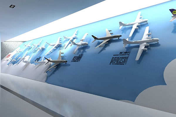 中国民用航空飞行|·意甲直播万博学院展厅改造设计